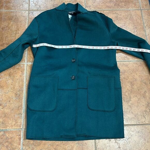 NWT Context exclusive at Lord and Taylor wool blended raw coat size L - Picture 10 of 11